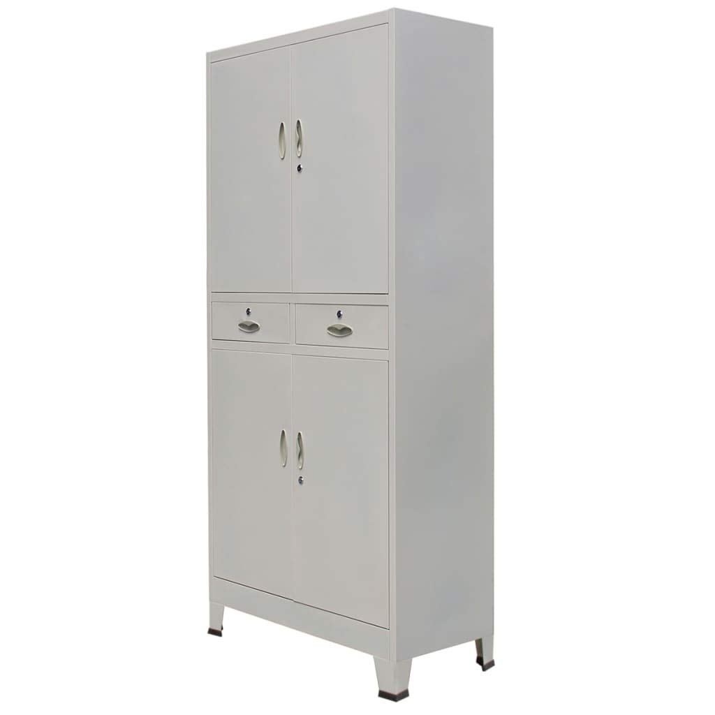 4-Door Steel Lateral File Cabinet - 35.4