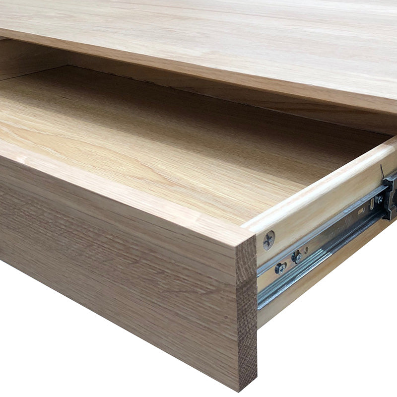 JAREL 47-Inch Natural Wood Study Desk for Home Office - Perfect for Small Spaces, Remote Work & Online Learning