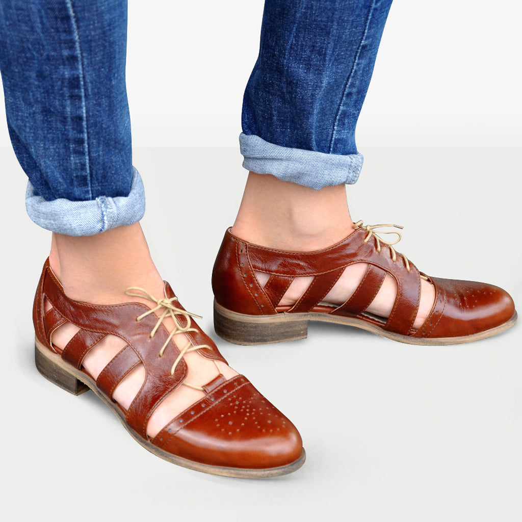 Stylish Nassau Cutout Oxford Shoes for Men & Women | Comfortable & Breathable Design | Perfect for Office, Casual Wear & Outdoor Activities