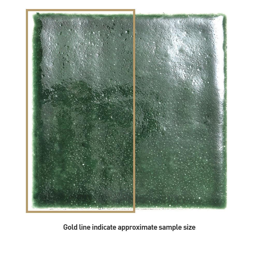 Handmade Zellige Gloss Tile 150X150mm - Havana Forest Green - Premium Moroccan Style Ceramic Wall & Floor Tile for Bathroom, Kitchen Backsplash & Fireplace Decor