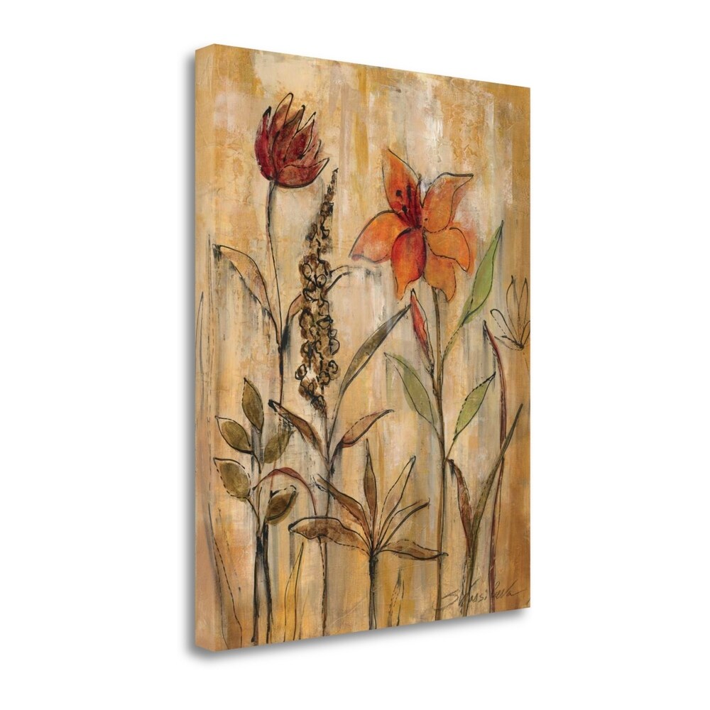 Silvia Vassileva Aquarelle Garden II Giclee Print - Handmade Gallery Wrap Canvas Artwork for Living Room, Bedroom & Office Decor