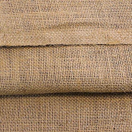 Premium 90-Inch Wide Natural Burlap Fabric Roll - 90