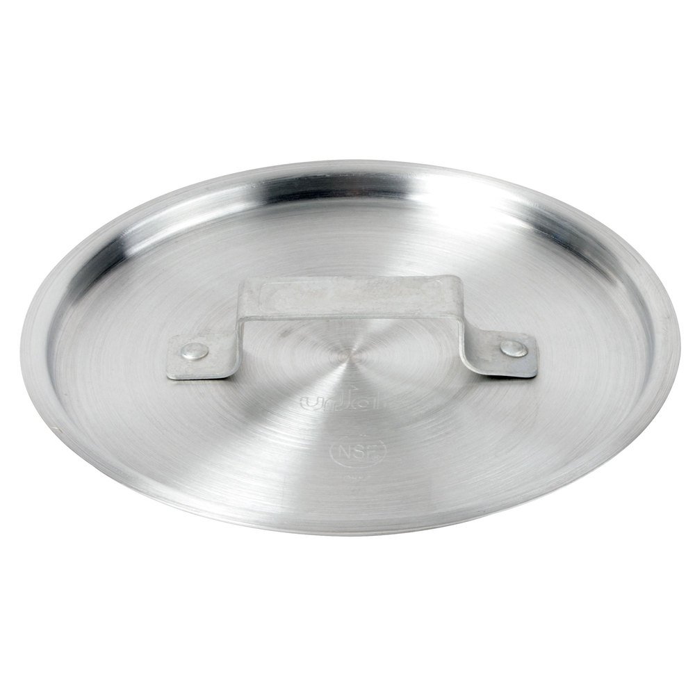Update International 80 Qt Aluminum Stock Pot Cover - Durable Lid for Cooking, Boiling & Food Storage - Perfect for Restaurants, Catering & Home Kitchens