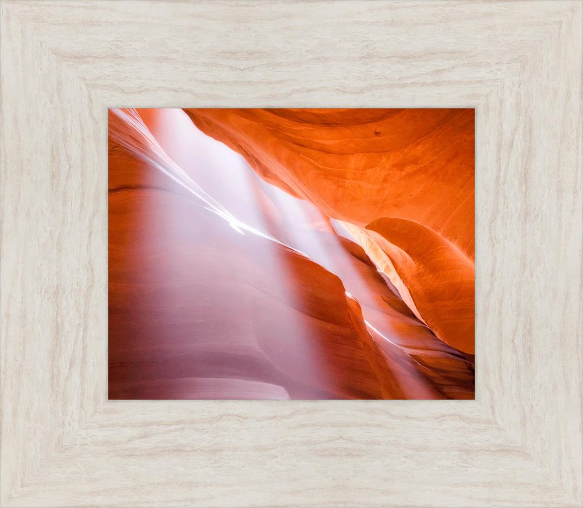 Stunning Antelope Canyon Light Shafts Wall Art - Natural Sunbeam Photography Print for Home & Office Decor - Perfect for Living Rooms, Bedrooms & Workspaces
