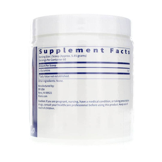 KL L-Glutamine Powder 12oz (340g) - Pure Amino Acid Supplement for Muscle Recovery, Immune Support & Gut Health - Ideal for Athletes, Fitness & Bodybuilding