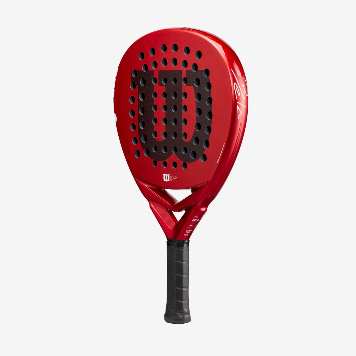 Wilson Bela ELITE V2.5 Padel Racket - Professional Carbon Fiber Paddle Tennis Racket for Advanced Players (Red/Black) | Perfect for Competitive Matches & Training Sessions