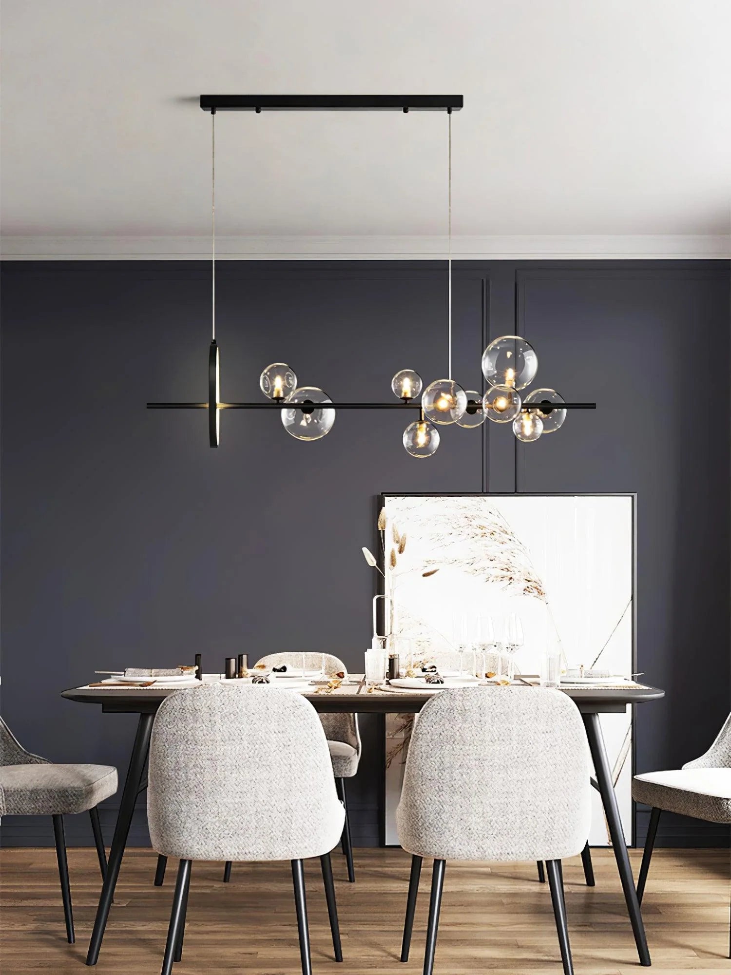 Elegant Mita Chandelier - Modern Crystal Ceiling Light Fixture for Dining Room, Living Room & Bedroom | Perfect for Home Decor, Wedding & Special Occasions