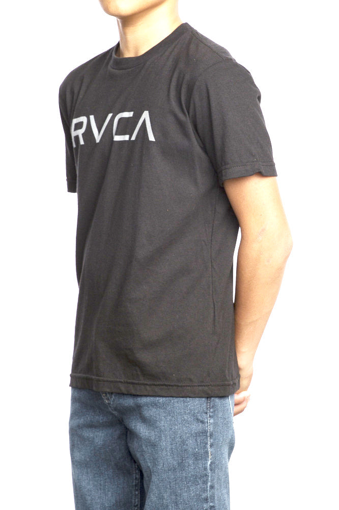 Boys RVCA Black T-Shirt Size 14 - Comfortable Cotton Tee for Casual Wear, School & Outdoor Activities