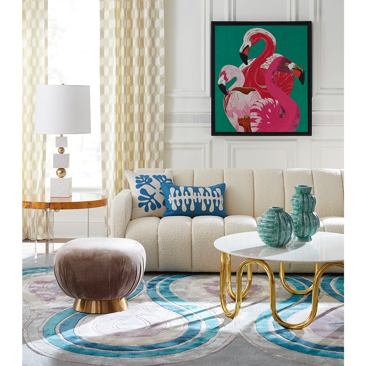 Milano Hand Tufted Rug - Soft Modern Wool Area Carpet for Living Room, Bedroom & Office Decor - Home & Office Floor Covering
