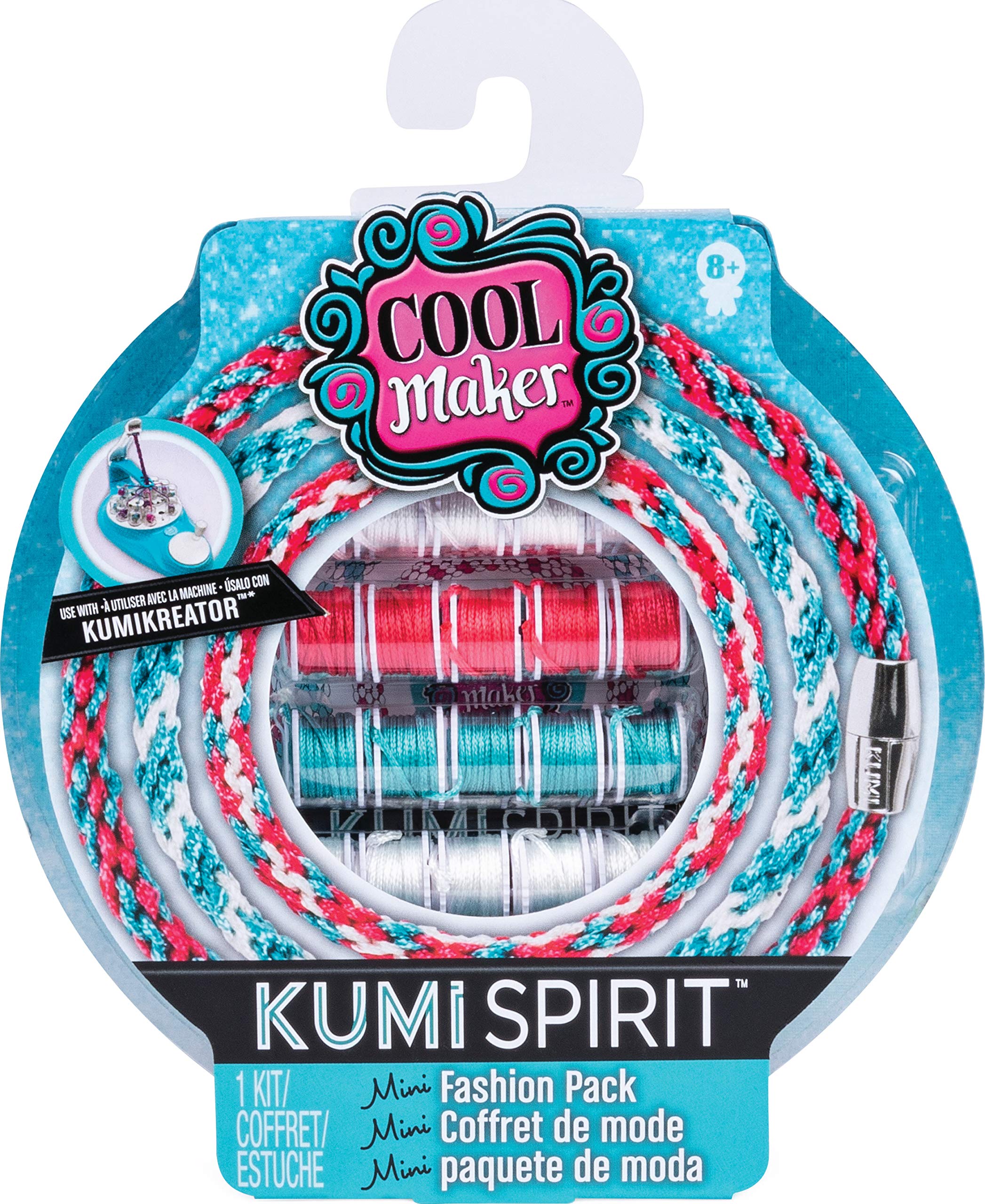 Cool Maker - 6045486 - Creative Crafts - Small Kumi Kreator Refill Pack - Random Patterns - Perfect for DIY Jewelry, Kids Crafts & Party Favors