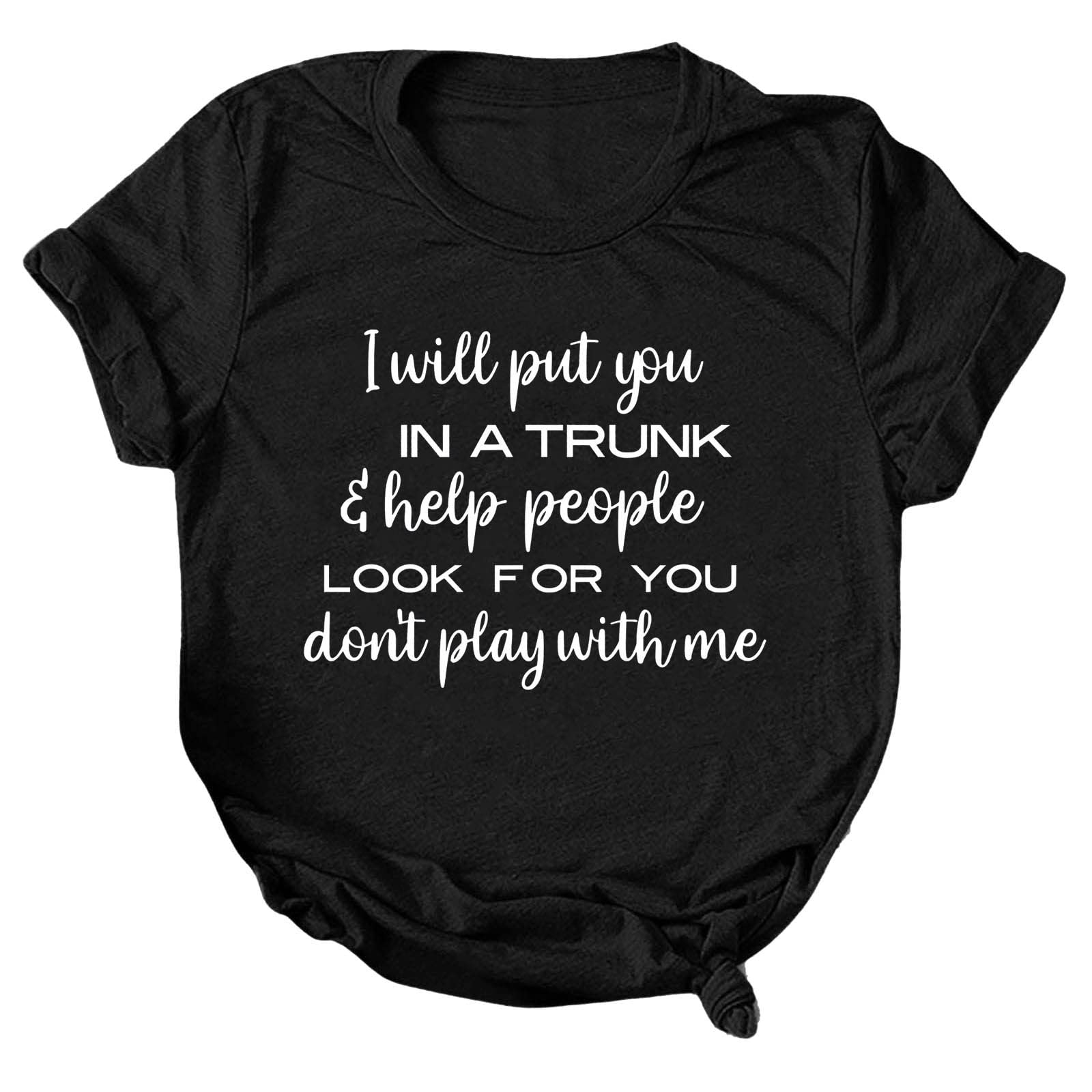 Women's Short Sleeve Graphic T-Shirt - Funny Casual Top for Girls | Perfect for Summer Outfits, Parties & Everyday Wear