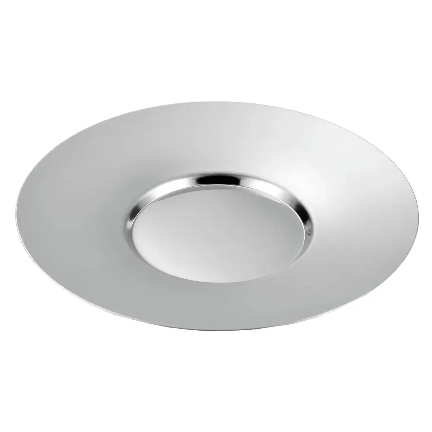 Asahi Premium Stainless Steel Saucer - 6 Inch Small Plate for Desserts, Appetizers & Tea Time - Dishwasher Safe & Rustproof for Home, Restaurant & Outdoor Use