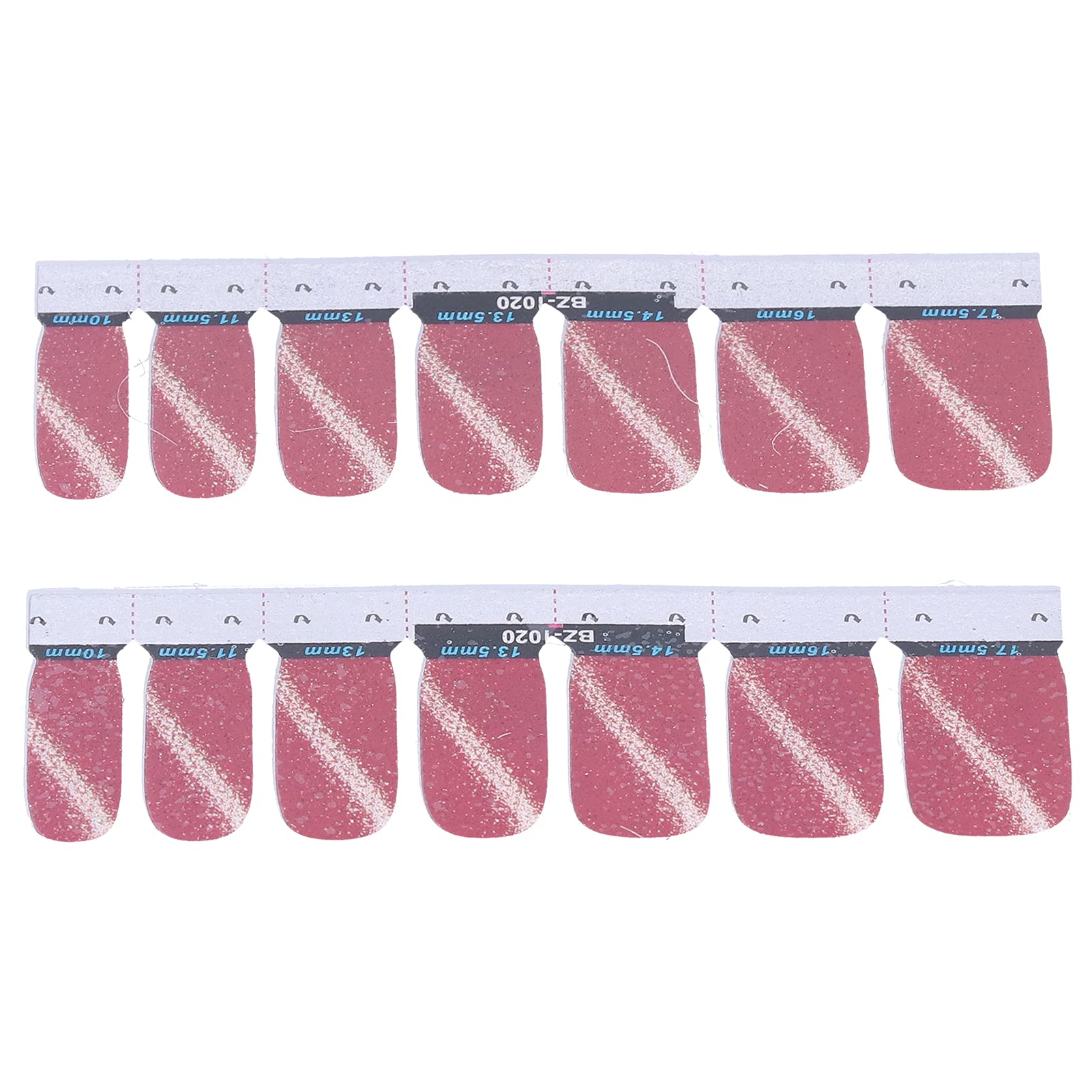 Premium Nail Polish Decals - 20 Unique Nail Art Stickers for Salon & Home Manicures | Waterproof DIY Nail Designs for Parties, Weddings & Special Occasions