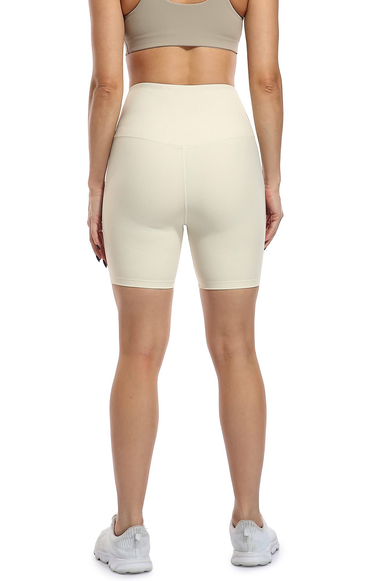 ICY ZONE Women's High Waist Biker Shorts - 6