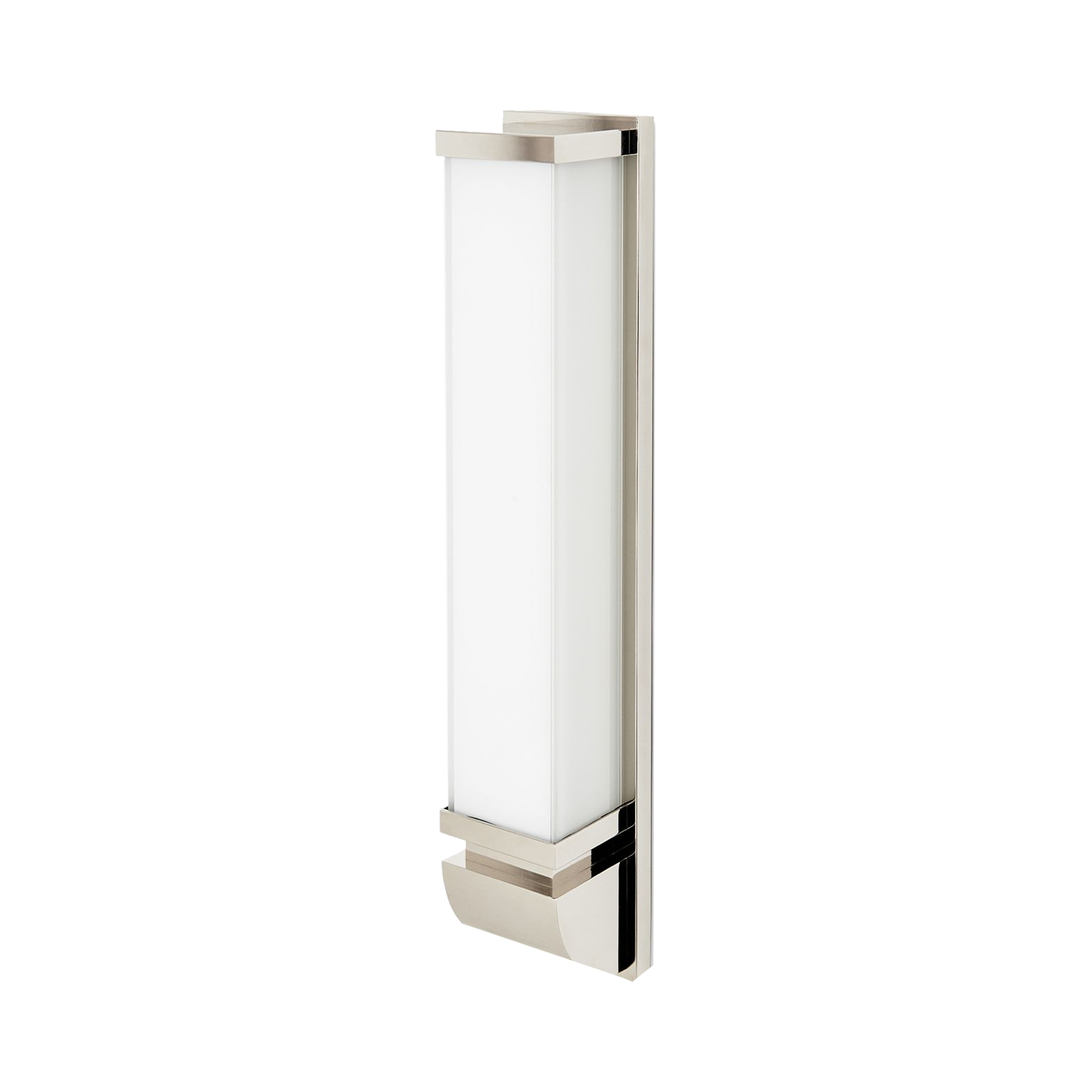 Raleigh Sconce with Mitered Glass - Modern Wall Light Fixture for Living Room, Bedroom & Hallway Decor
