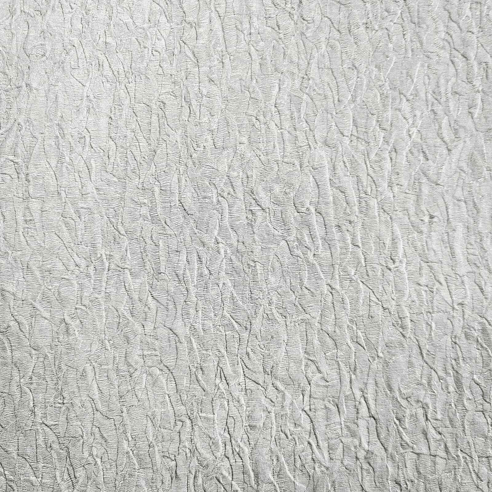 Modern Off-White Pearl Crushed Foil Textured Wallpaper Roll - Elegant Home Decor for Living Room, Bedroom & Office