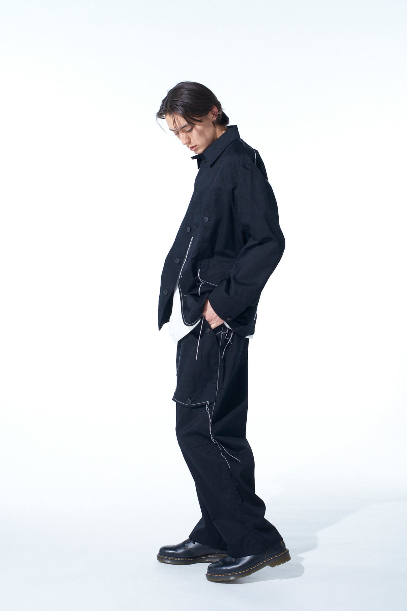 Premium Cotton Twill Coveralls with Color Stitching - Durable Workwear for Construction, Farming & Outdoor Activities