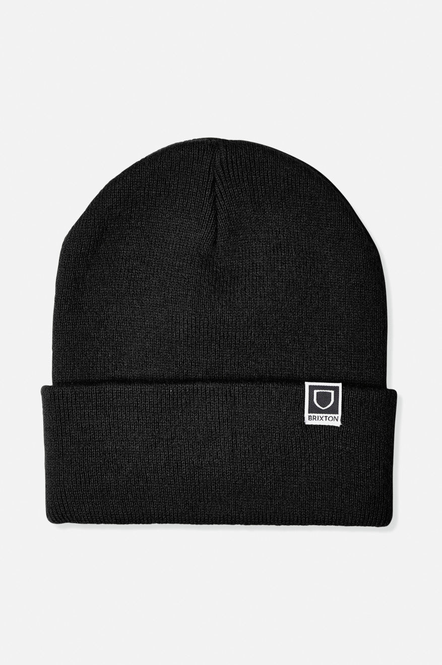 Harbor Beta Watch Cap Beanie - Soft Winter Knit Hat for Men & Women - Black - Perfect for Outdoor Activities, Skiing, and Cold Weather Protection