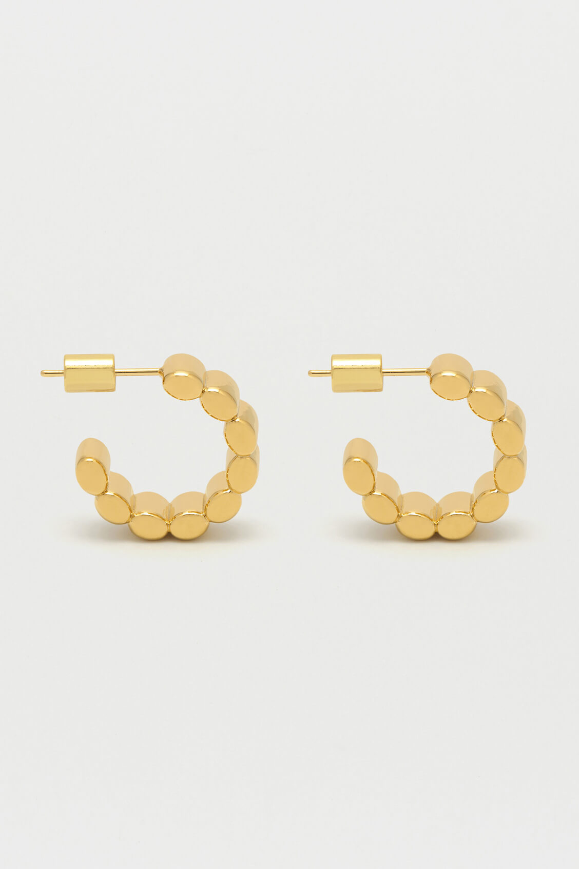 Beaded Texture Hoop Earrings for Women - Stylish Boho Jewelry for Everyday Wear & Special Occasions