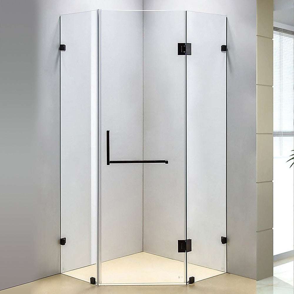 10mm Frameless Glass Shower Screen - 1000x1000mm Bathroom Enclosure by Della Francesca | Perfect for Modern Walk-in Showers & Spa-Like Bathroom Upgrades