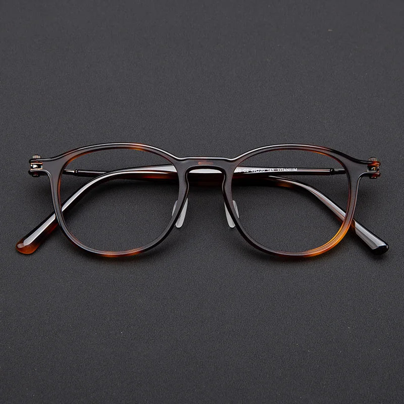Stylish Unisex Black Square Acetate Eyeglasses Frame - Full Rim Lightweight Glasses for Men & Women (Model 0265585) | Perfect for Reading, Work, and Fashion Accessories