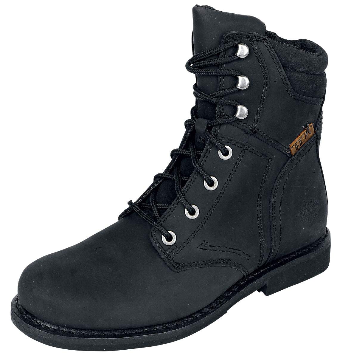 Harley Davidson Men's Darnel Leather Motorcycle Boots - Durable Biker Boots for Riding & Casual Wear - Perfect for Motorcycle Enthusiasts & Outdoor Adventures
