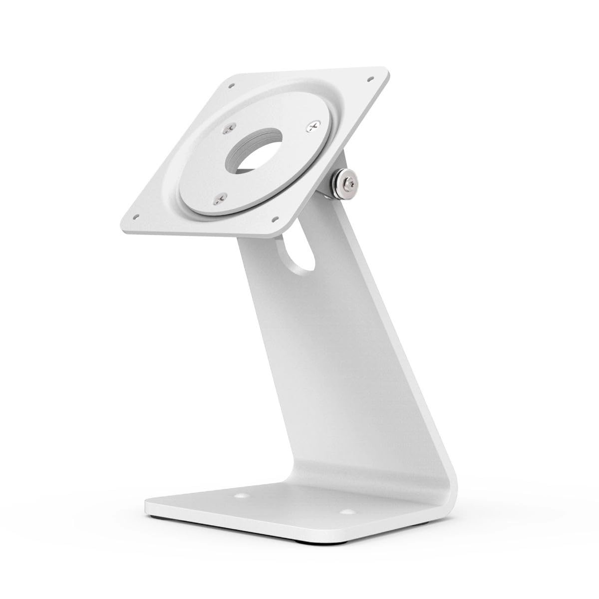 Maclocks Compulocks Tablet Kiosk Stand - 360° Rotating & Tilting White Table Top Mount | Secure iPad/Tablet Holder for Retail, Restaurant & Office Use