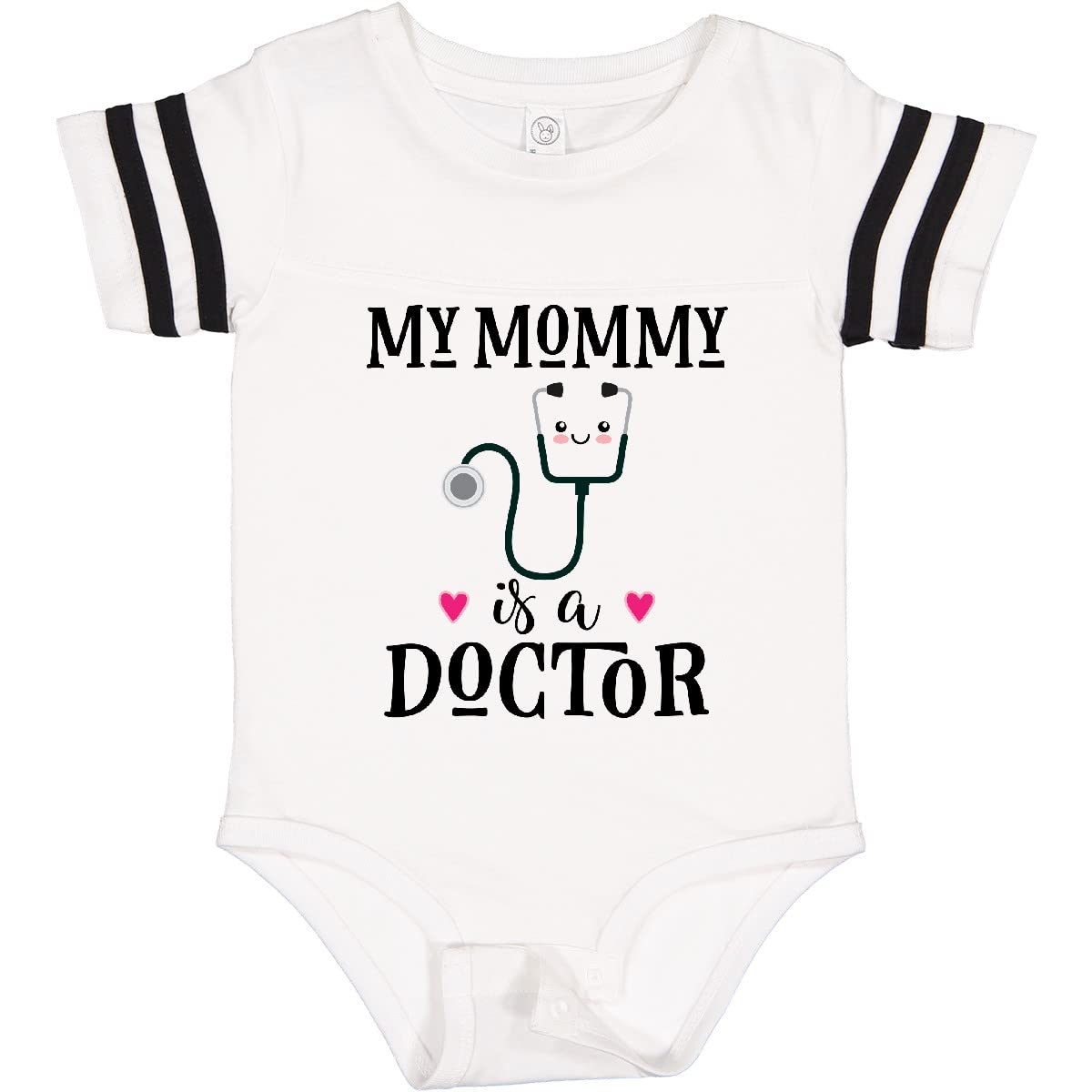 Inktastic Mommy is a Doctor Baby Gift Bodysuit - Cute Infant Onesie for Doctor Moms, Baby Shower & Hospital Visit Outfit
