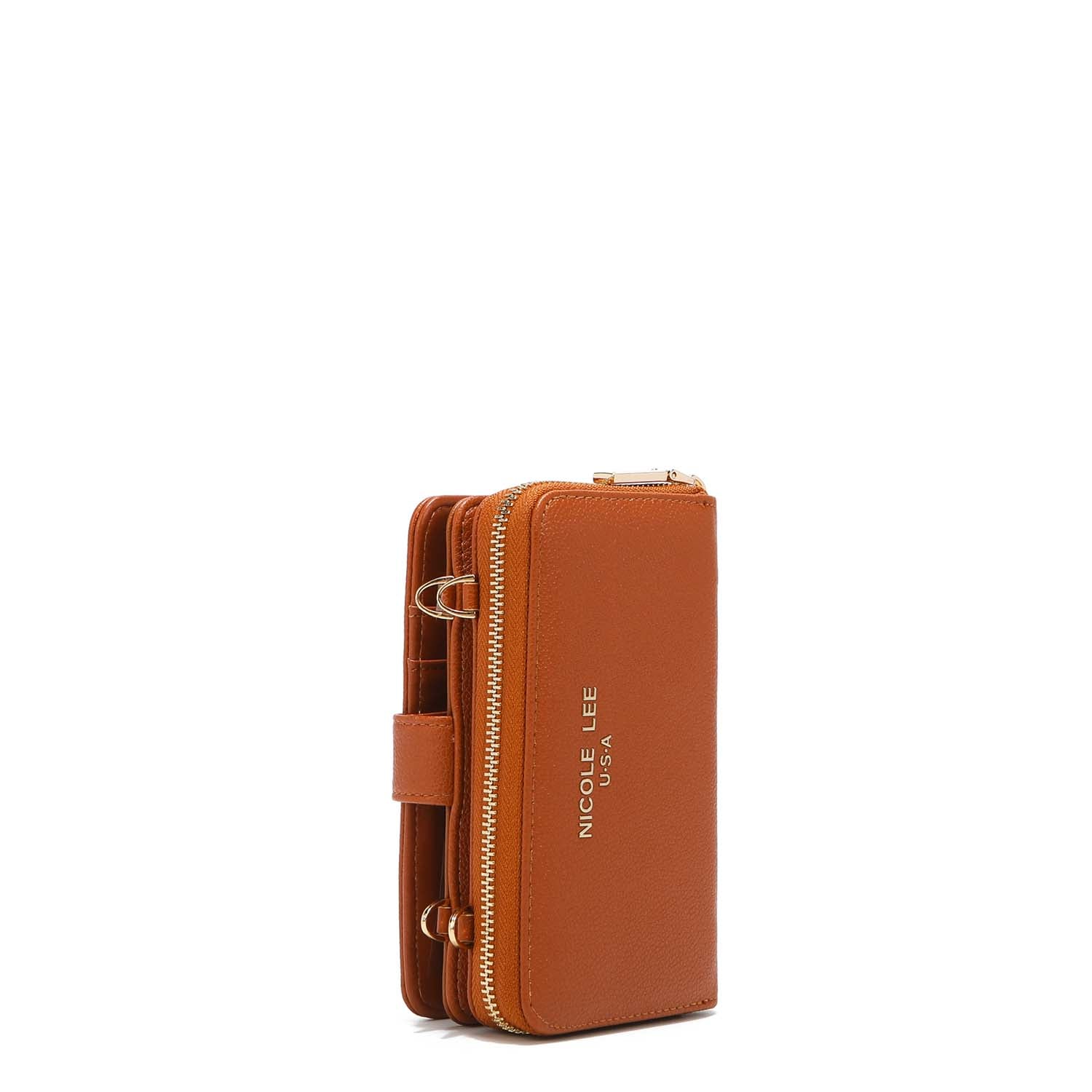 2-Piece Solid Phone Case with Crossbody Wallet - Stylish & Secure for iPhone & Samsung - Perfect for Travel, Shopping & Everyday Use