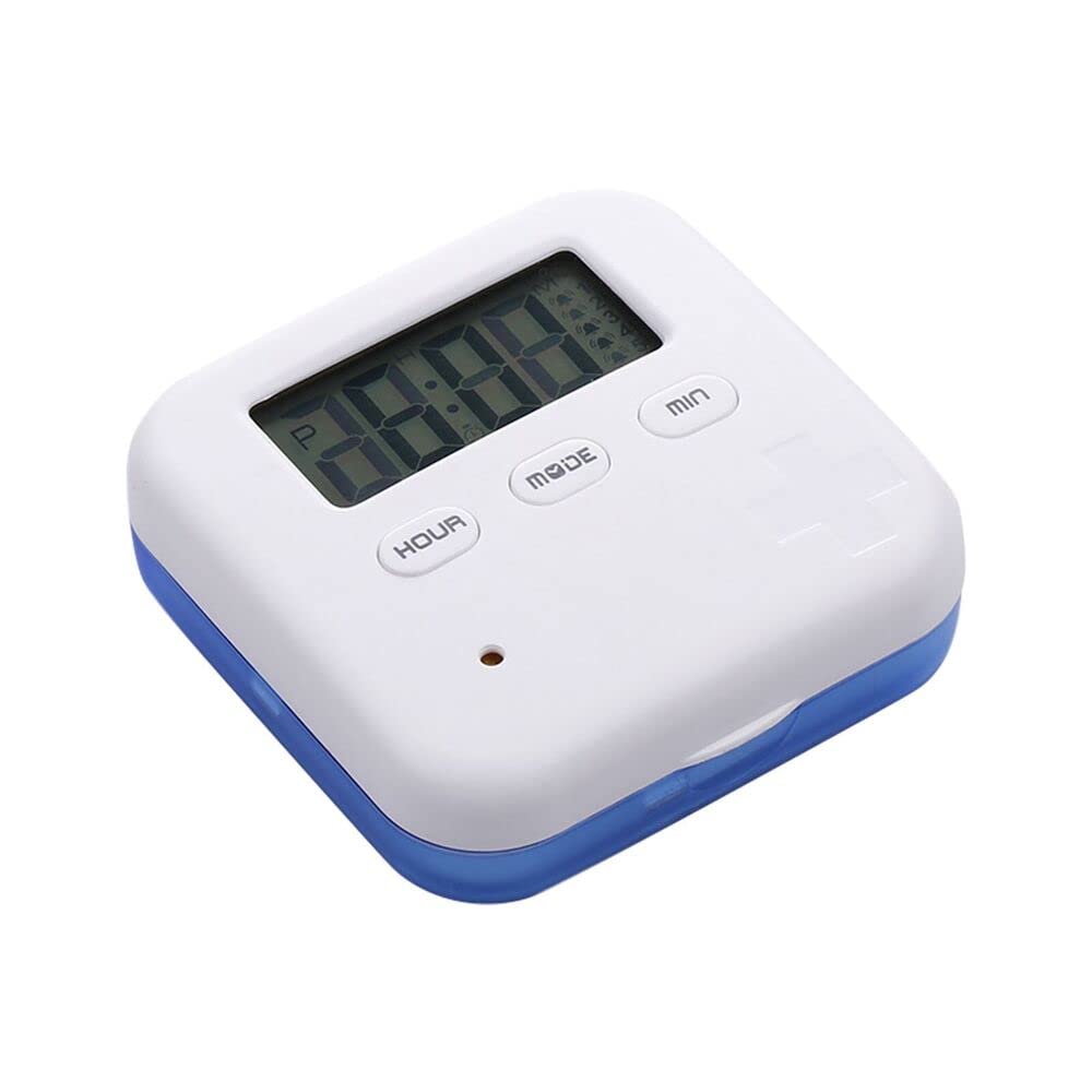 Portable Smart Electronic Pill Box with Alarm - 7-Day Medication Organizer & Time Reminder for Daily Use - Perfect for Travel, Home, and Elderly Care