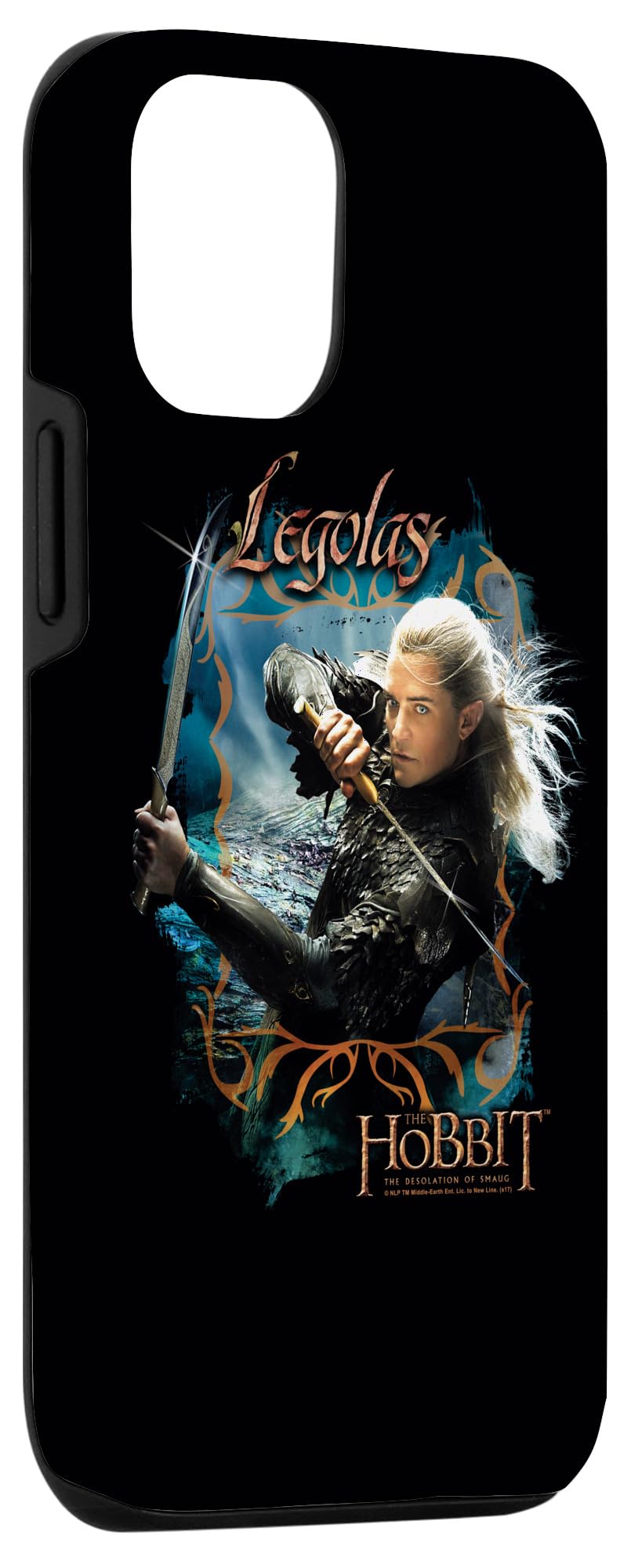 Premium iPhone 12/12 Pro Case with The Hobbit Legolas Knives Design - Durable Protection for Fantasy Fans | Perfect for Cosplay, Movie Nights & Lord of the Rings Enthusiasts
