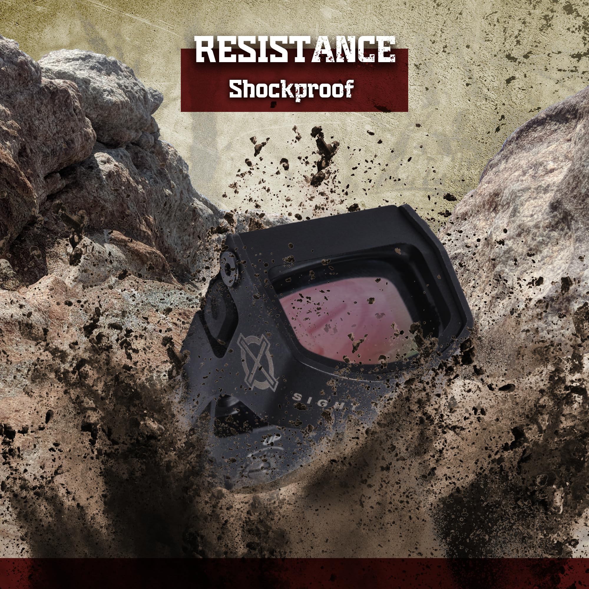 Sightmark Mini Shot M-Spec Reflex Sight - Red Dot Sight for Pistols & Rifles | Quick Target Acquisition | Hunting, Tactical & Home Defense Use