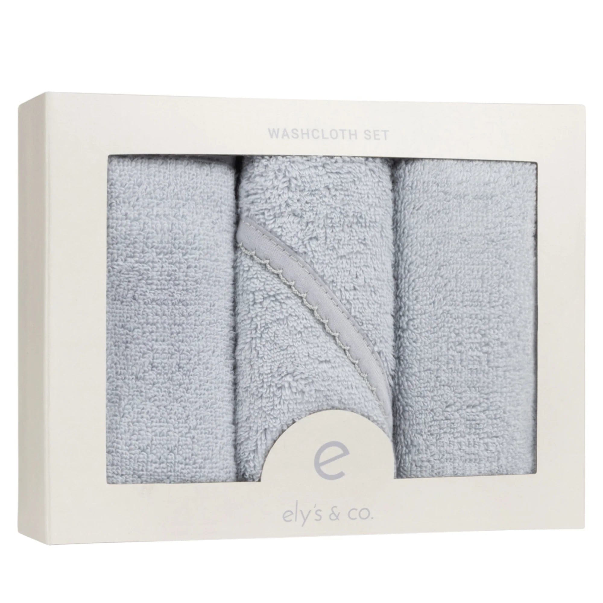 Elys & Co Scalloped Hooded Baby Towel with Pocket Washcloth - Soft Absorbent Bath Towel for Newborns, Infants & Toddlers - Perfect for Bath Time, Swimming & Beach Outings
