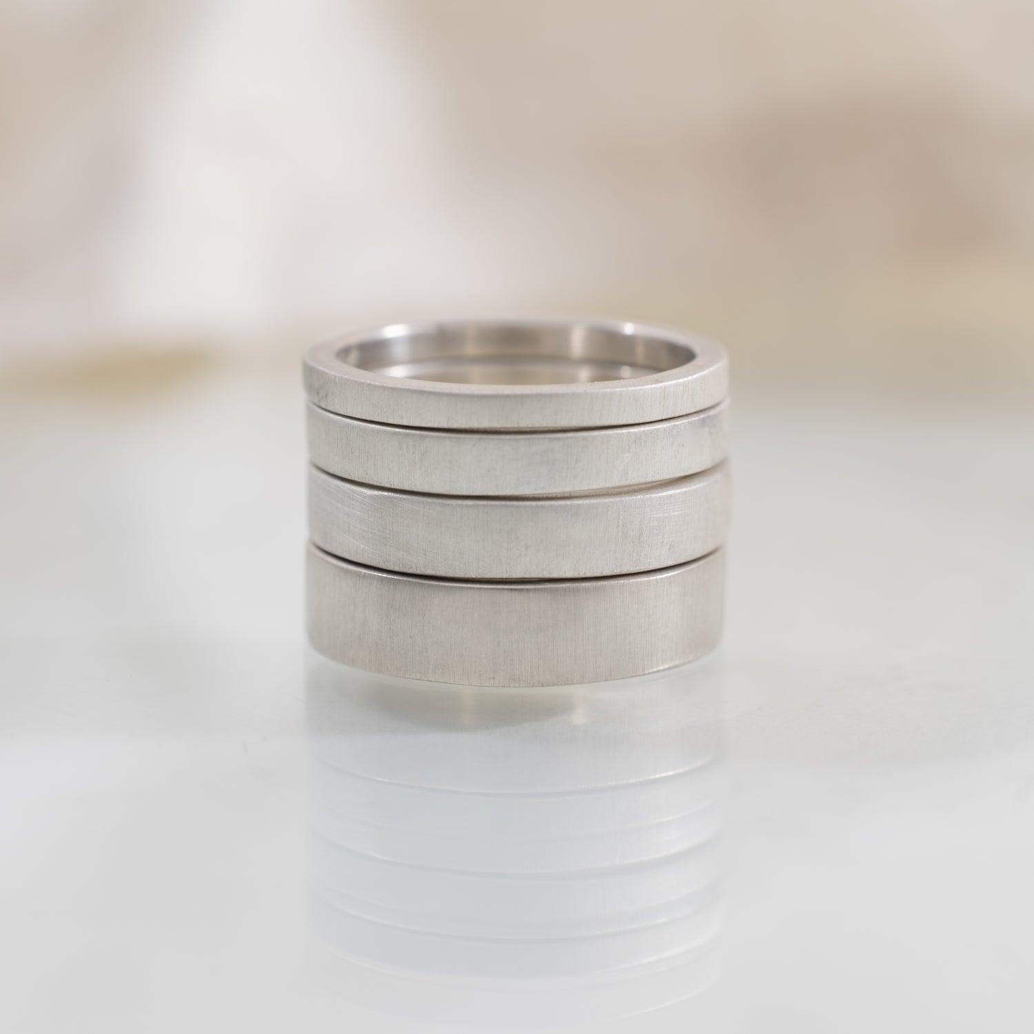 2mm Sterling Silver Wedding Band for Men & Women - Classic Simple Ring for Engagement, Anniversary, and Everyday Wear