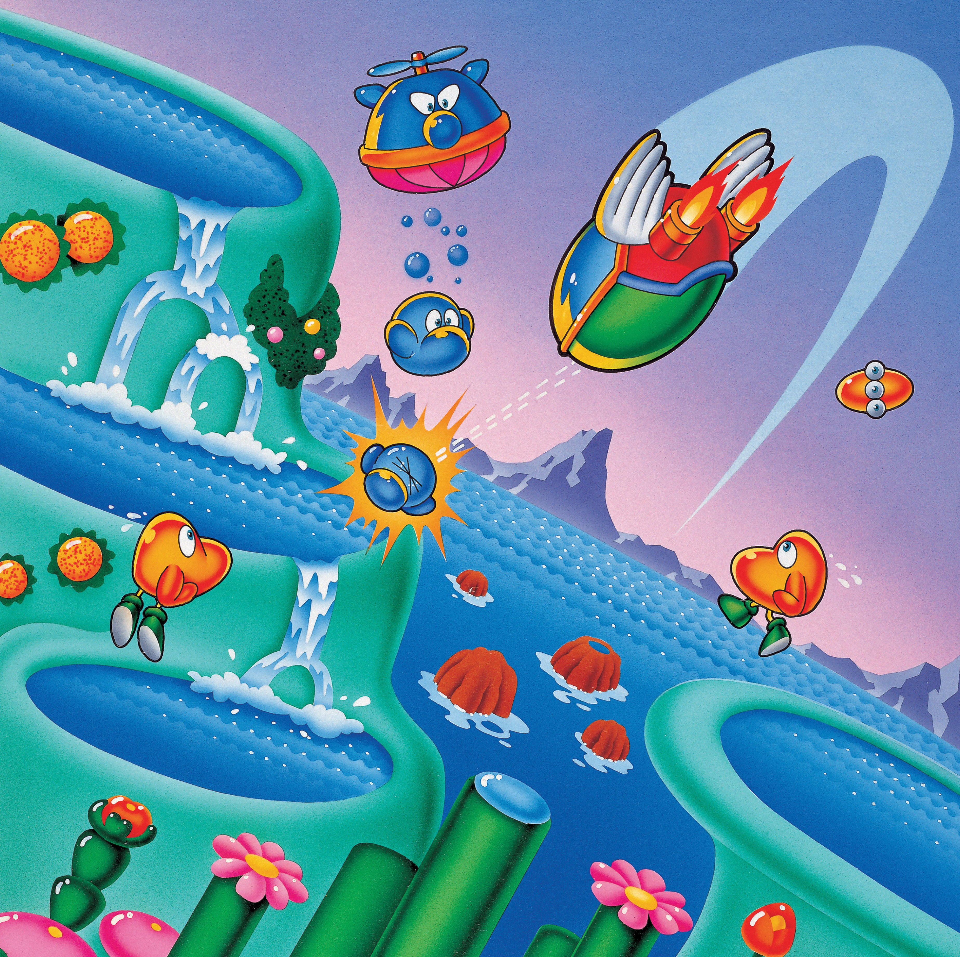 Fantasy Zone Original Video Game Soundtrack LP - Retro Gaming Vinyl Record for Collectors & Enthusiasts - Perfect for Gaming Nostalgia & Music Lovers