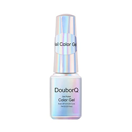 Holographic Cat Eye Nail Polish - Rainbow Glitter Gel for Manicure & Nail Art
