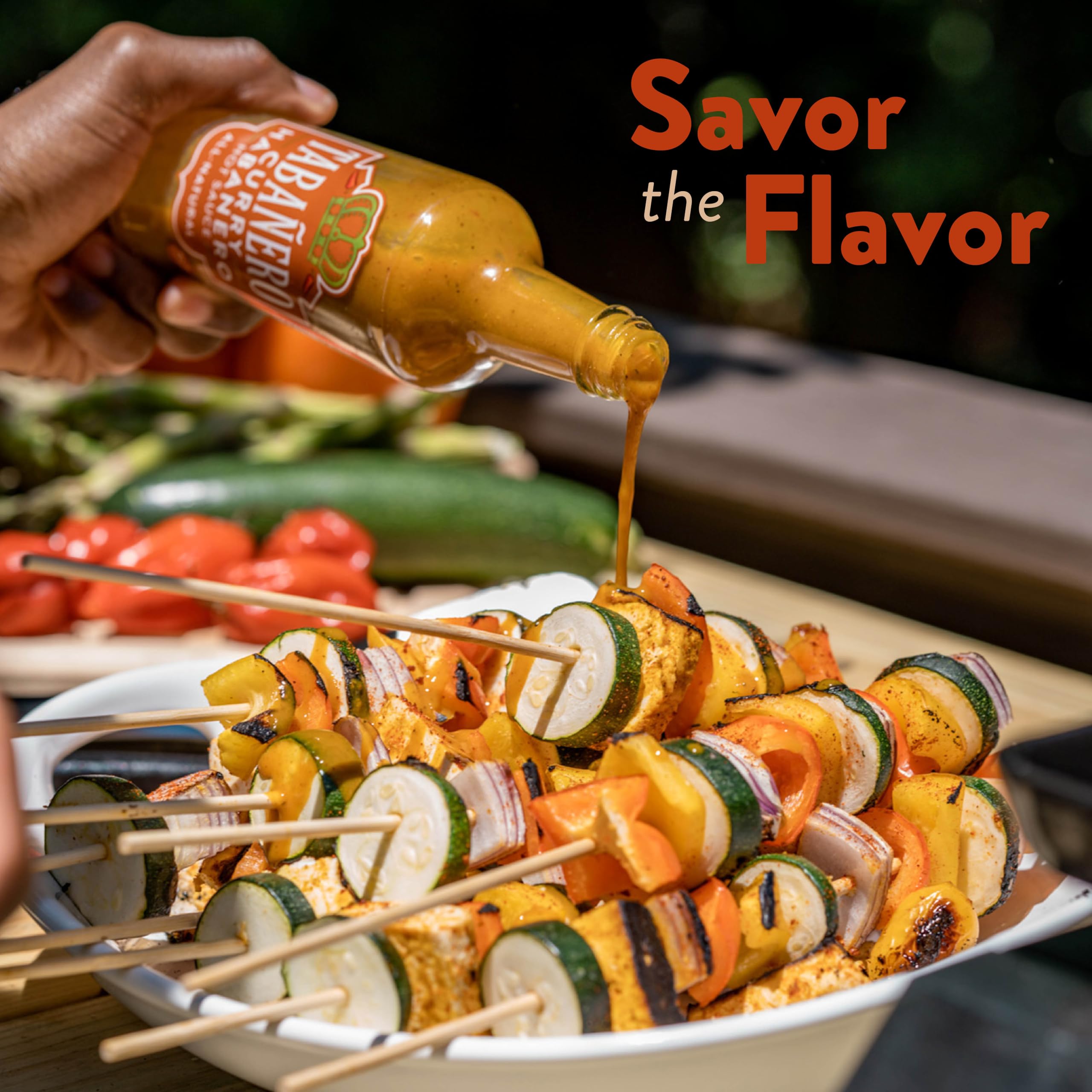 **Tabañero Habanero Hot Sauce - All Natural, Gluten Free, Low Sodium, Vegan & Kosher - Made in USA - 6-Pack (8 Oz Bottles) - Perfect for Tacos, Wings & Spicy Recipes**