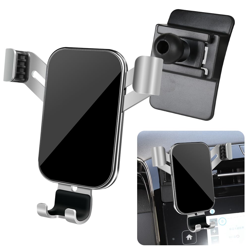 Universal Car Phone Holder Mount for Hyundai Tucson 2022-2024 & Santa Cruz 2022-2024 - Anti-Slip Dashboard & Air Vent Phone Stand with Adjustable Grip for iPhone 15/14/13, Samsung Galaxy - Perfect for GPS Navigation & Hands-Free Driving