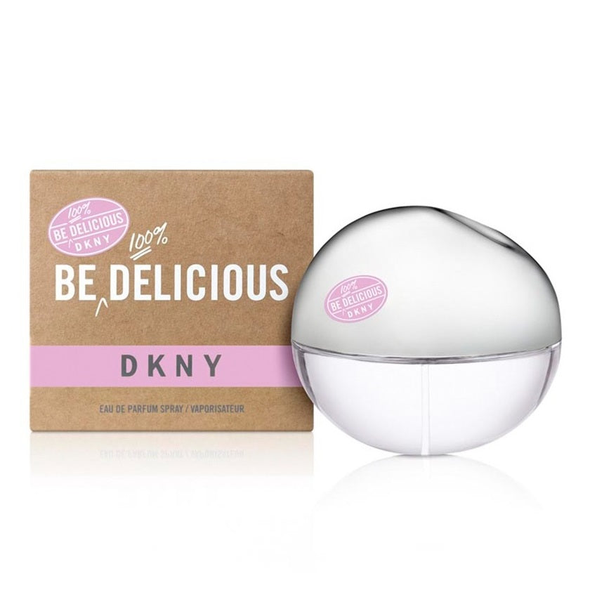 DKNY Be 100% Delicious 100ML Eau de Parfum Spray for Women - Floral Fruity Fragrance, Long-Lasting Perfume for Daily Wear, Date Night & Special Occasions