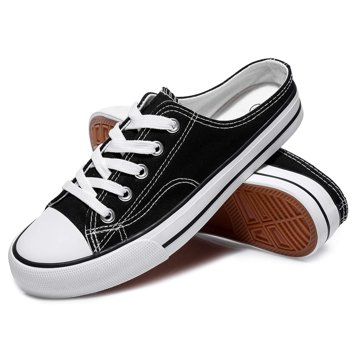 Women's Canvas Sneakers & Loafers - Comfortable Washed Casual Shoes for Girls & Women | Perfect for Walking, Travel & Everyday Wear