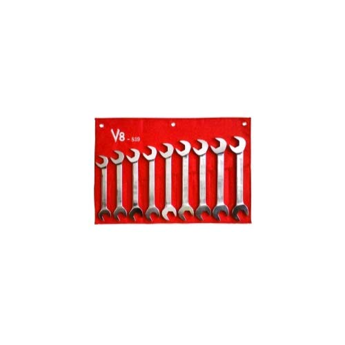 9-Piece Metric Jumbo Angle Wrench Set - Professional Grade SAE Tools for Automotive & Industrial Repairs - Perfect for Mechanics, DIY Projects, and Heavy-Duty Applications