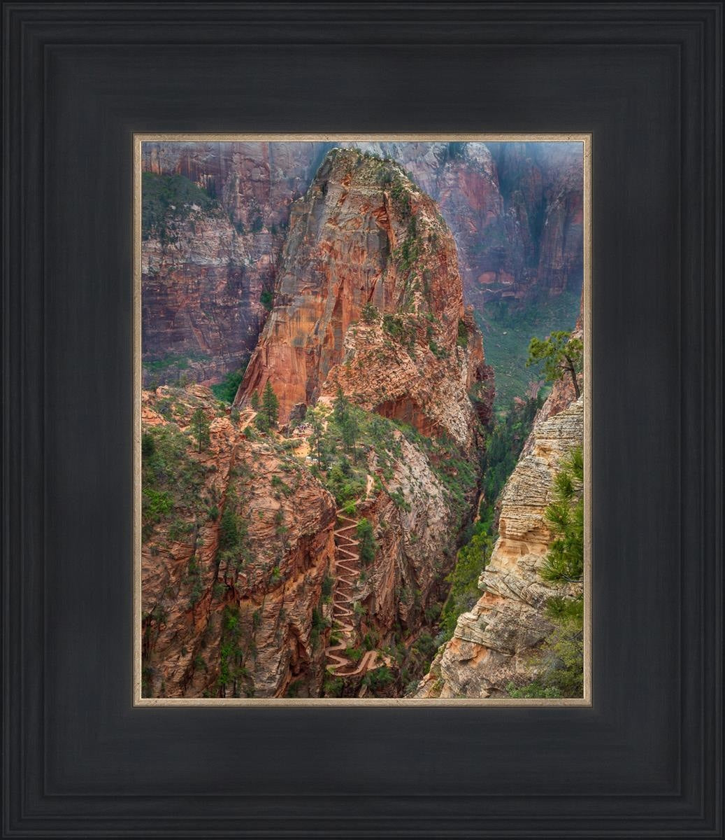 Angels Landing by Julie Kerr - Stunning Landscape Art Print for Home & Office Decor | Perfect for Living Rooms, Bedrooms, and Gifts