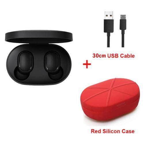 Xiaomi Redmi Airdots TWS Wireless Earbuds with Stereo Bass, Bluetooth 5.0, Noise Cancelling - Perfect for Gym, Running, Travel & Work Calls