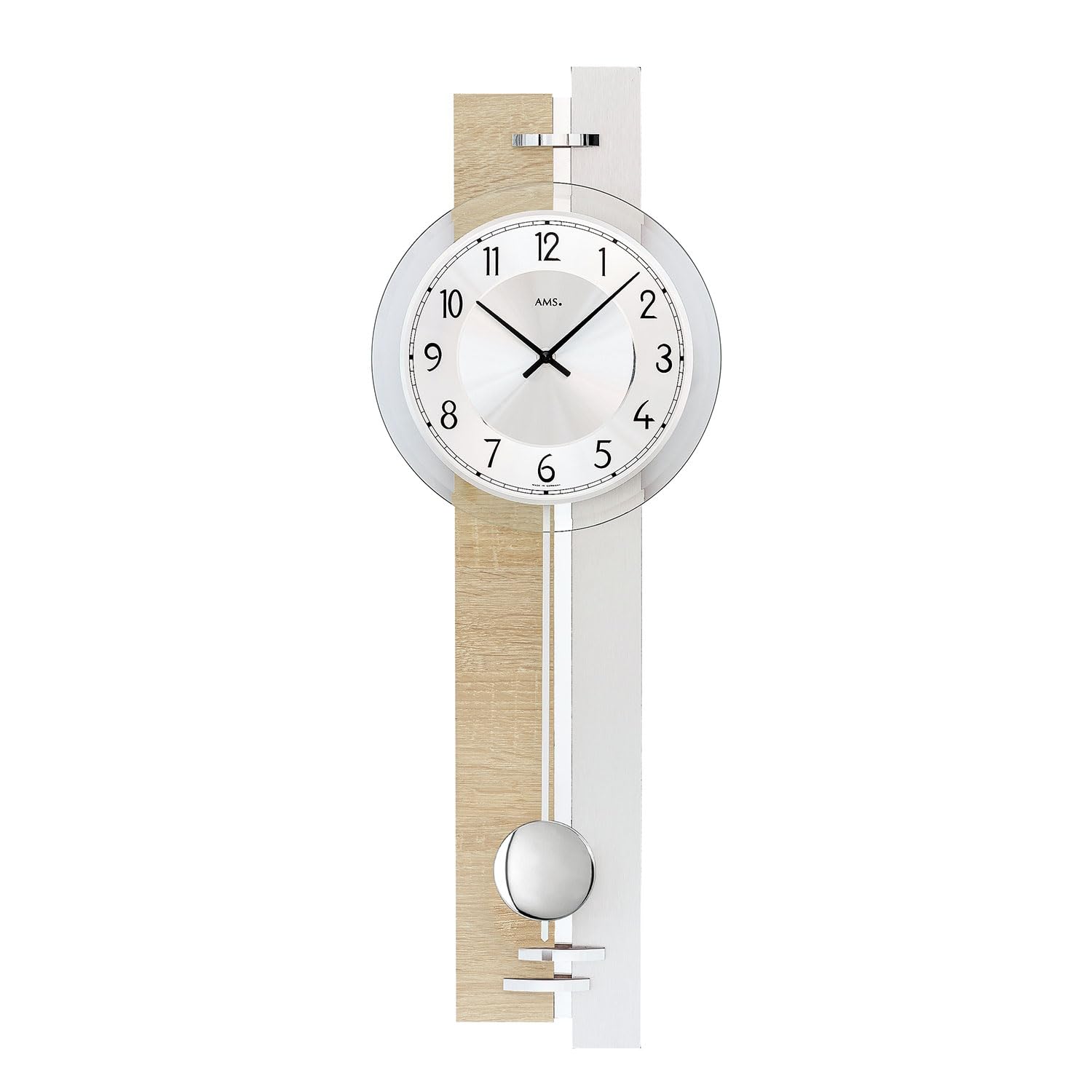 Modern Silent Quartz Wall Clock - Battery Operated Analog Clock for Home, Office, and Classroom Decor - Perfect for Living Room, Bedroom, and Kitchen Wall Decor