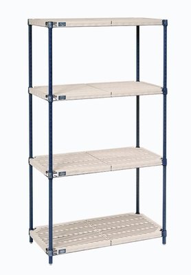 Nexel Industries PM24426N Nexelite Plastic Mat Starter Shelf Unit - 24