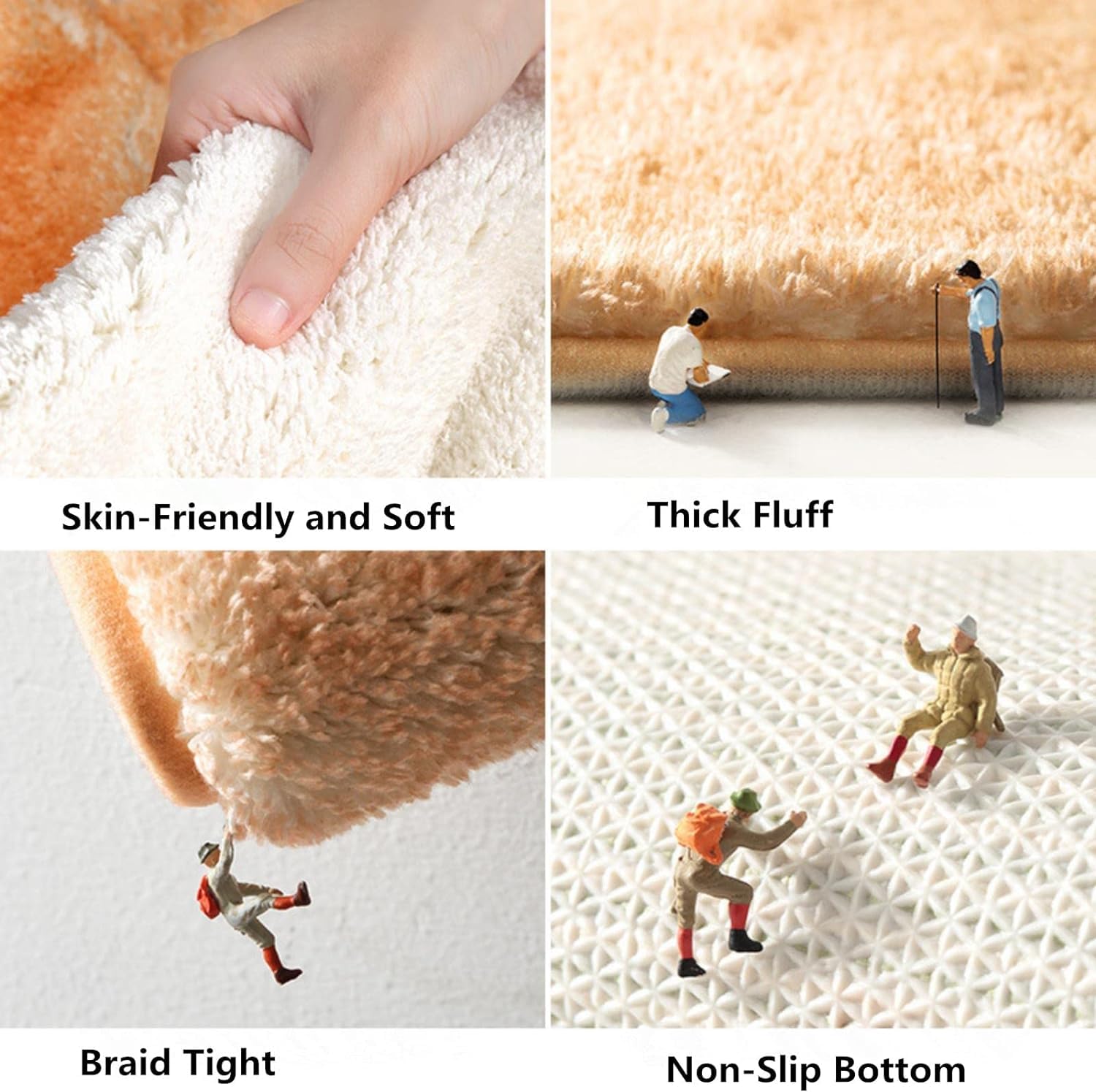 7ft Round Animal Print Kids Rug - Soft Shaggy Carpet with Giraffe, Lion, Tiger & Crocodile Designs | Non-Slip Play Mat for Toddlers' Bedroom, Nursery, Classroom & Playroom Decor | Perfect for Crawling, Learning & Playtime Activities