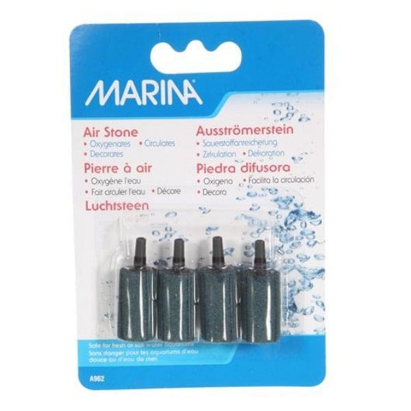 Premium Marina Cylinder Air Stone for Aquariums & Fish Tanks - Oxygen Diffuser for Healthy Fish & Plants - Ideal for Home Aquariums, Hydroponics & Pond Aeration