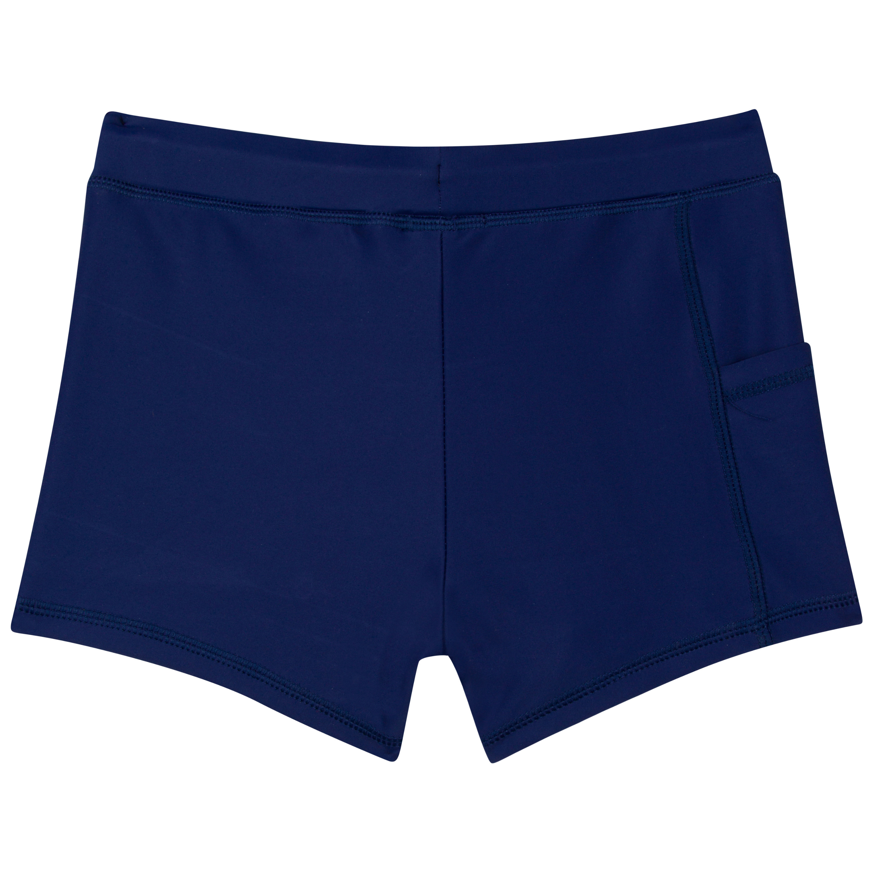 Kids Euro Swim Shorts - Navy Blue Quick-Dry Swim Trunks for Boys & Girls | Perfect for Pool, Beach & Summer Water Activities