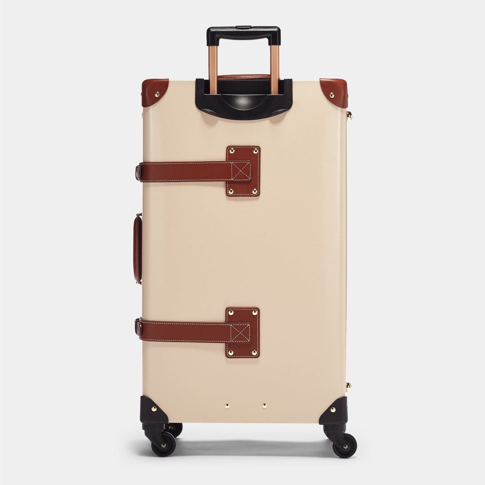 The Diplomat Cream Check-In Spinner Luggage - Lightweight Expandable Suitcase for Travel, Business & Vacations - Perfect for Airplane Carry-On & Weekend Getaways