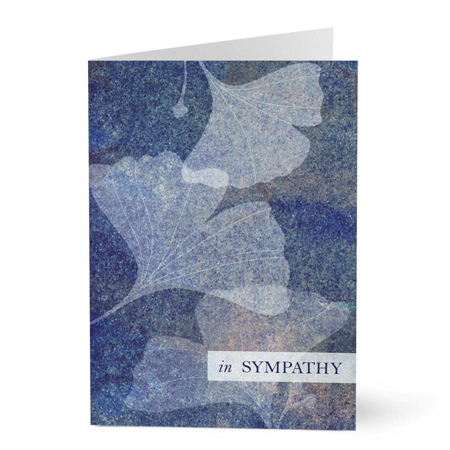 Hallmark Business Bulk Sympathy Cards with Ginkgo Leaves Design - Pack of 100 Professional Greeting Cards for Funeral, Condolence & Memorial Services